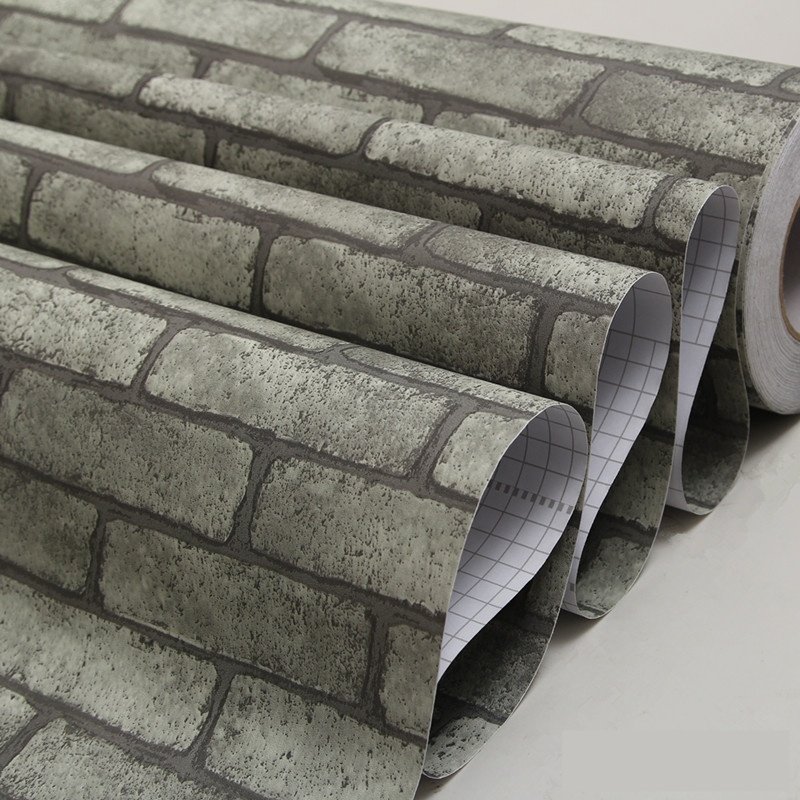 pvc self adhesive vinyl wallpaper roll for home living room decorative wall film