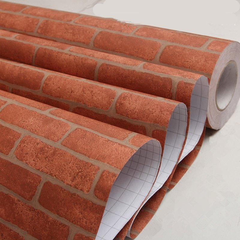 pvc self adhesive vinyl wallpaper roll for home living room decorative wall film