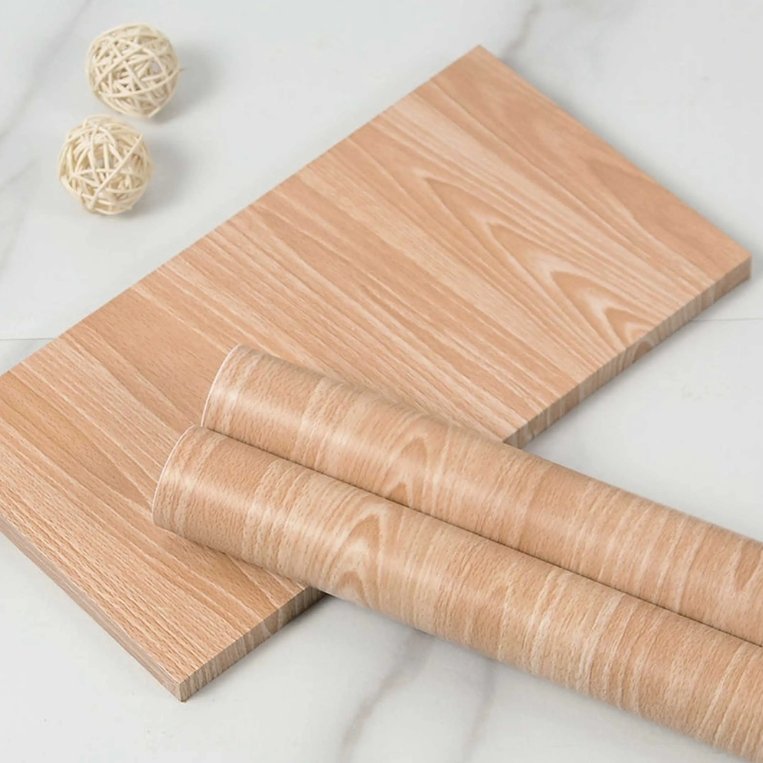 PVC Decor Films Wood Grain Decorative Films For Furniture Wall Decor Wallpaper Factory Wholesale
