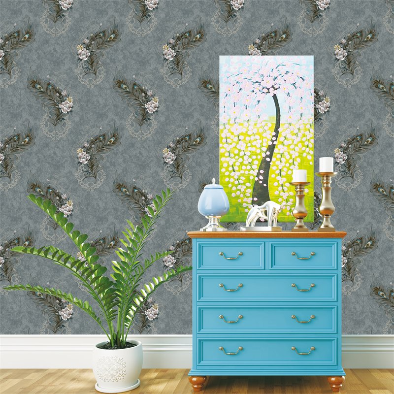Mural Wallpaper 3D Floral Design Wallpaper TV Background Baby Room Floral Wallpaper