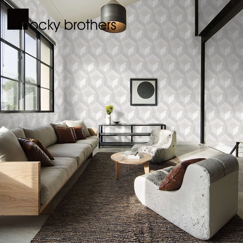 The non woven wall paper of Contemporary and contracted wallpaper wholesale for Living room bedroom coffee TV wall wallpaper