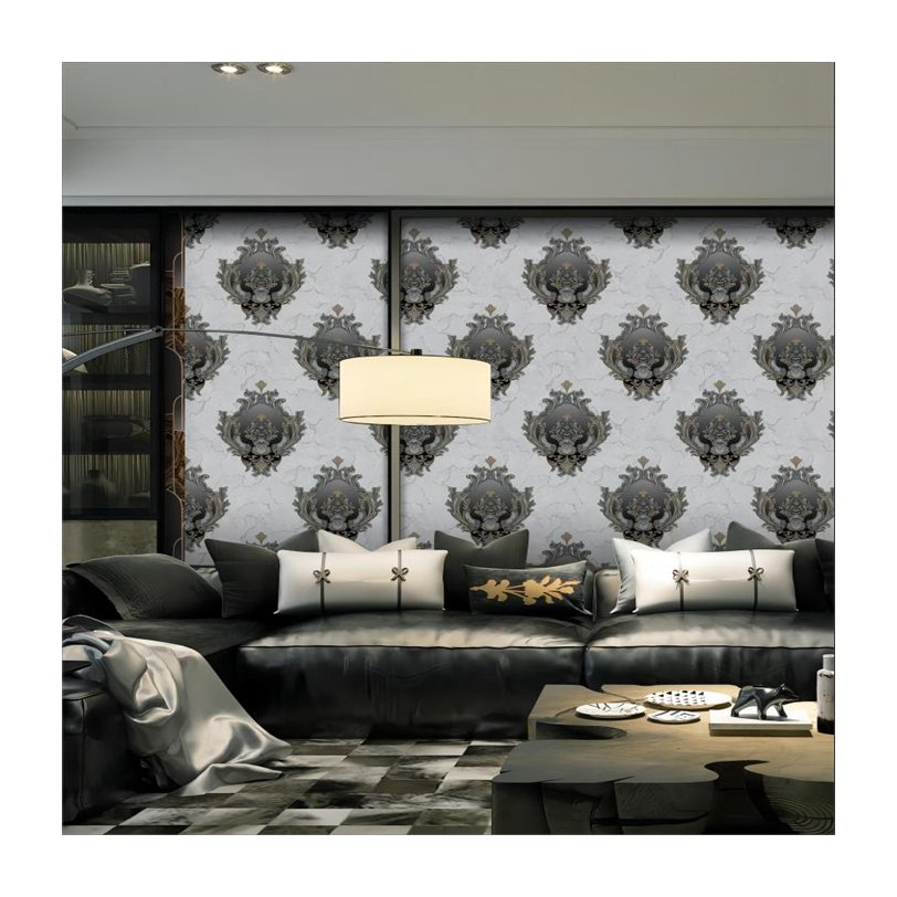 made in china new designs 106 wallpaper home decor 3d damask flower 1.06 wallpapers