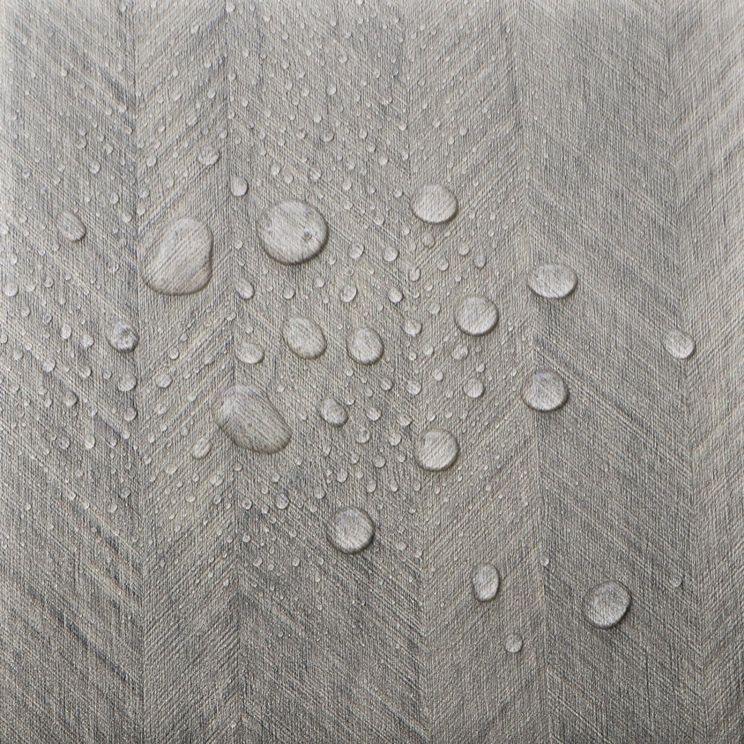 3D Peel and Stick Wallpaper Self Adhesive Removable Fishbone Wood Wallpaper Waterproof Vinyl for Bathroom Walls