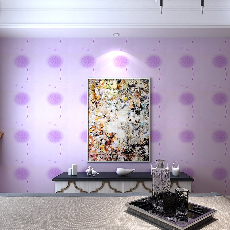 Pink flower wallpaper rolls decoration bedroom living room removable TV background 3d for living room wall paper