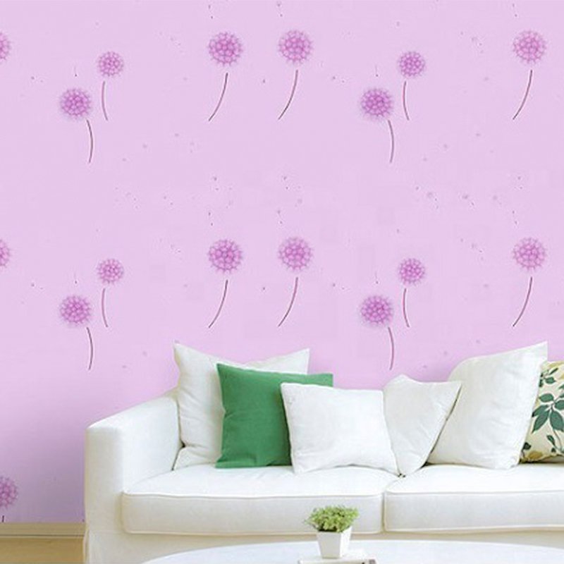 Pink flower wallpaper rolls decoration bedroom living room removable TV background 3d for living room wall paper