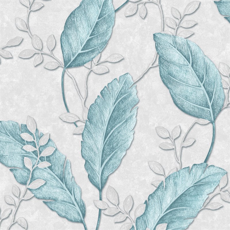 Self-adhesive Light Blue Tree Wallpaper Vinyl Wallpaper Roll Wallpaper Home Decoration Good Quality