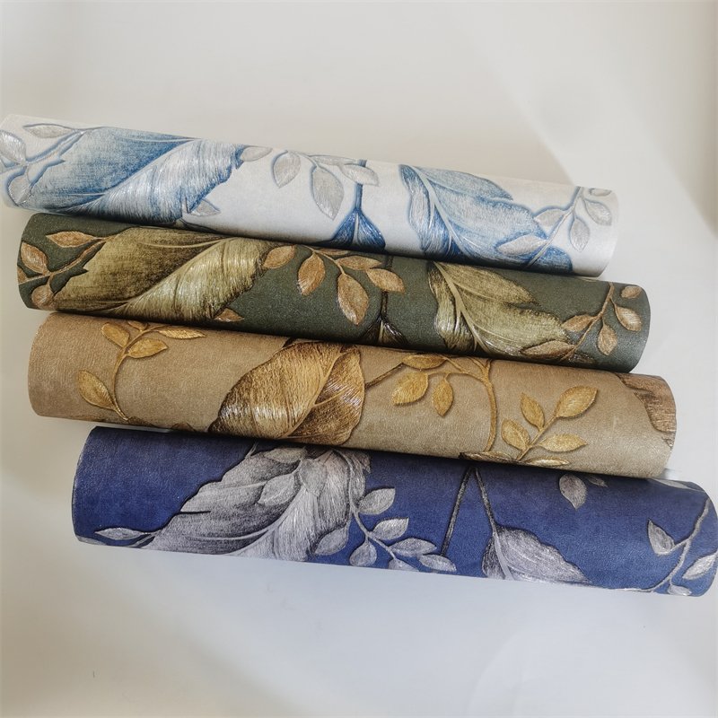 Self-adhesive Light Blue Tree Wallpaper Vinyl Wallpaper Roll Wallpaper Home Decoration Good Quality
