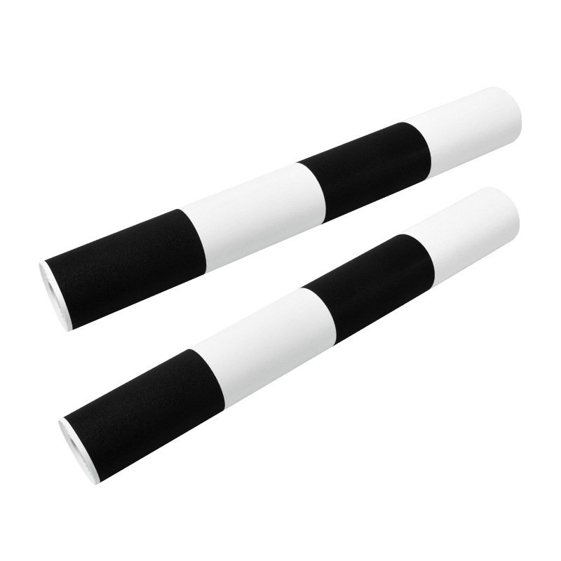 Hot Selling Modern Minimalist Black And White Horizontal And Vertical Striped PVC Wallpaper For Living Room Background Wallpaper