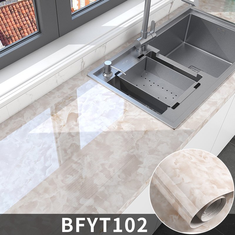 Kitchen Marble Wallpaper Waterproof Luxury Wall Decor 3D Wall Wallpaper Rolls Wall sticker for Home