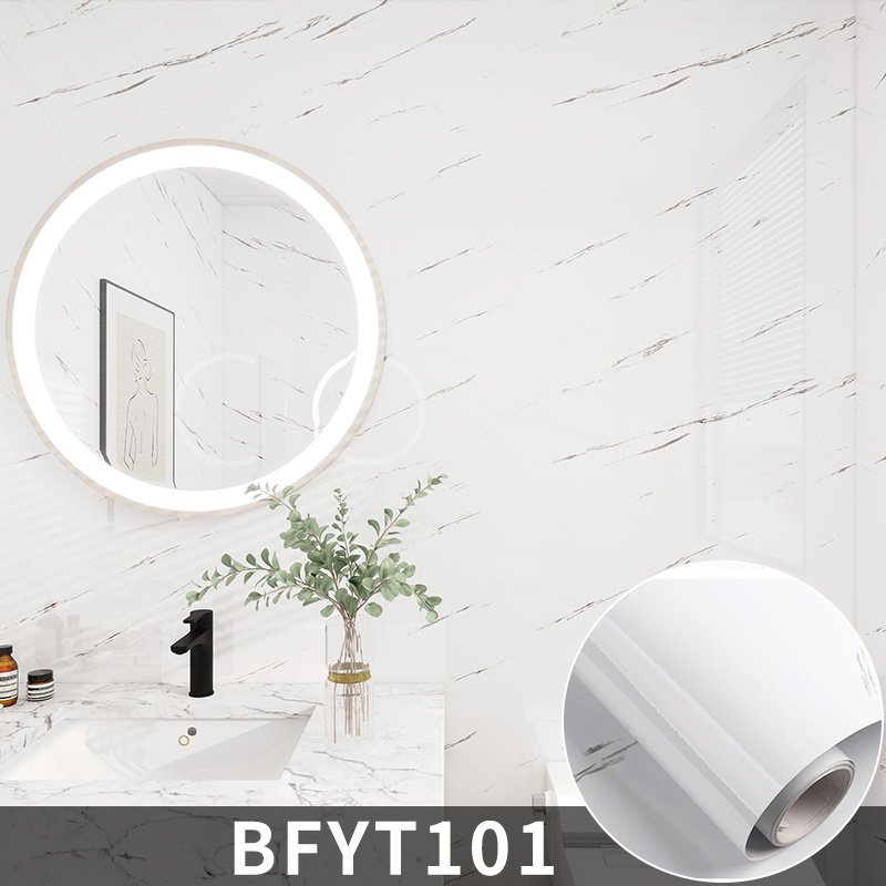 Kitchen Marble Wallpaper Waterproof Luxury Wall Decor 3D Wall Wallpaper Rolls Wall sticker for Home