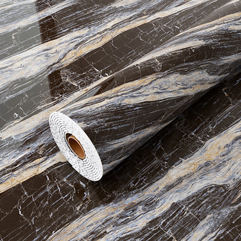 Waterproof Self-Adhesive 3D Foam Wallpaper Roll Easy-to-Install Home Decor Wall Tiles for Kitchen Adds Visual Effect