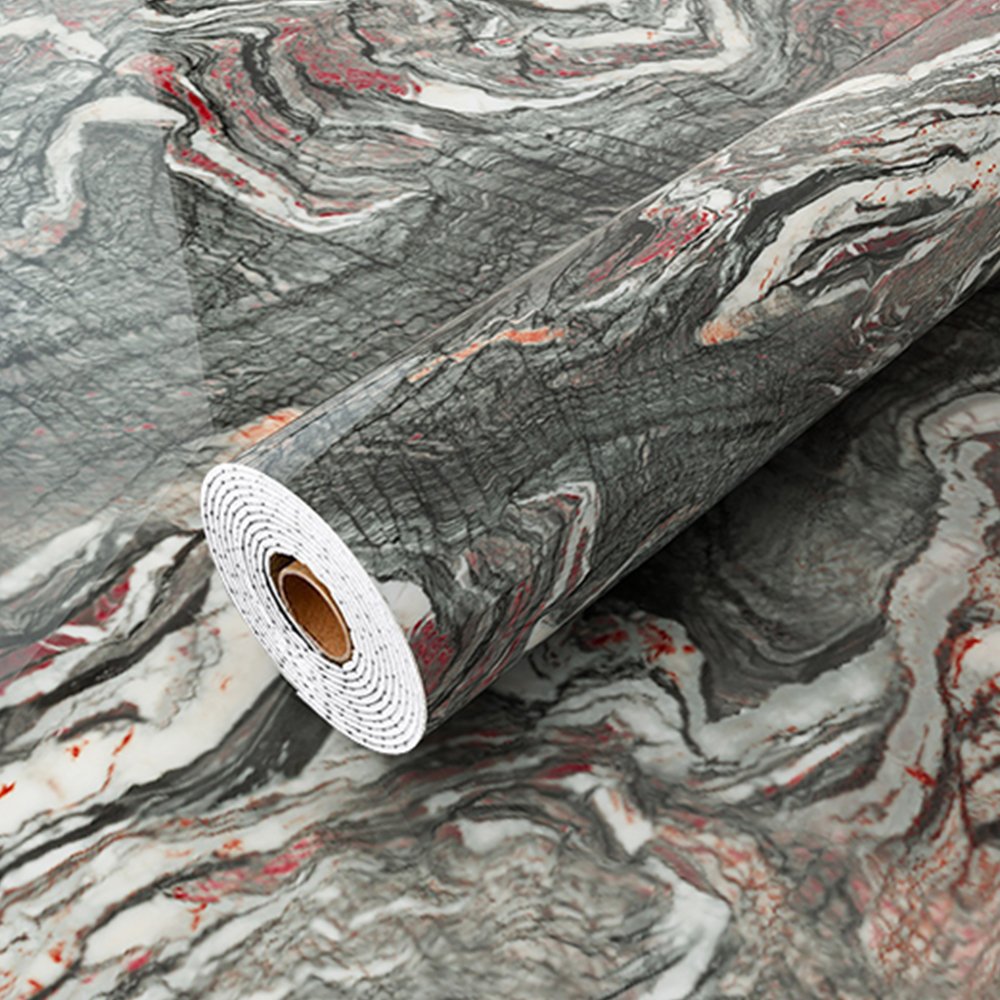 Waterproof Self-Adhesive 3D Foam Wallpaper Roll Easy-to-Install Home Decor Wall Tiles for Kitchen Adds Visual Effect