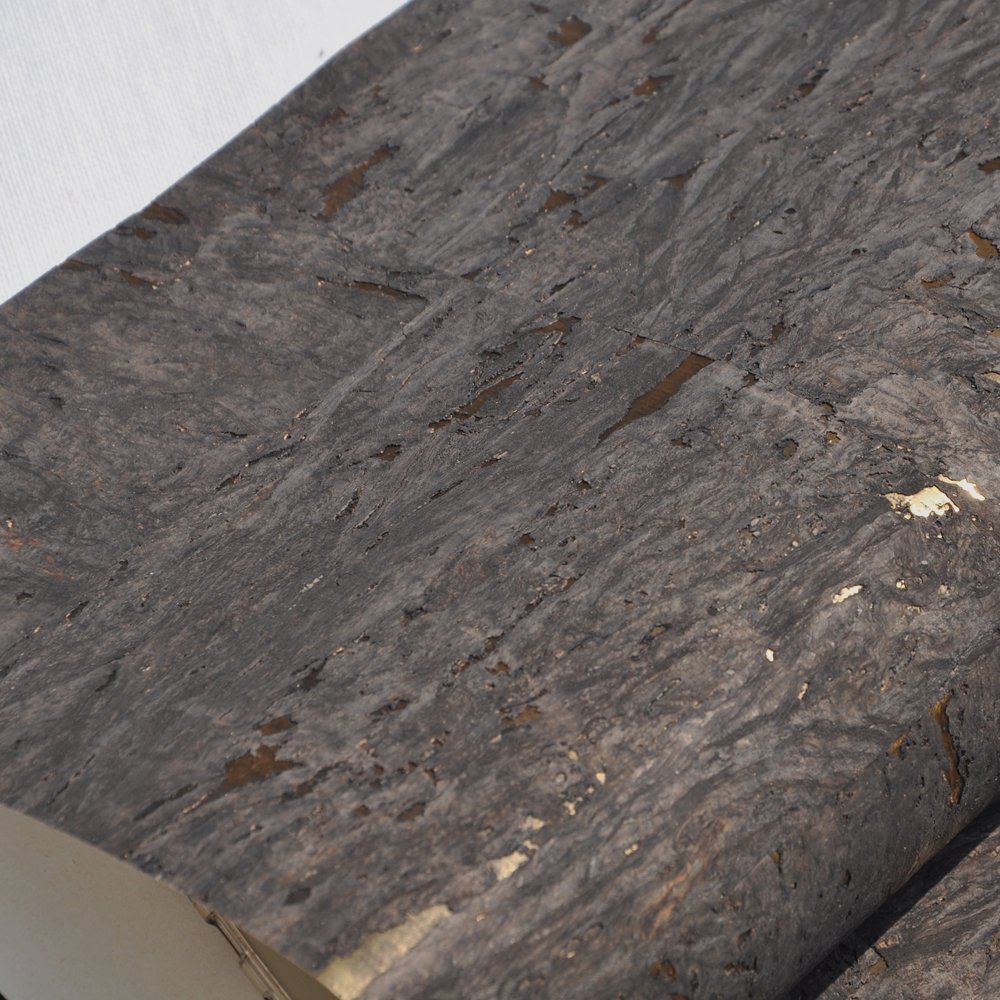 MYWIND 0.91*5.5M/Roll Black-Brown With Gold Luxury Wallpaper WholesaleLliving Room Curtains Home Decor Cork Wallpaper
