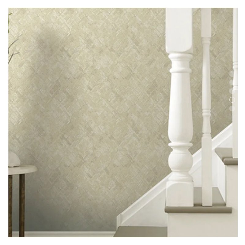 Dark textured geometric brushing water Self adhesive non woven wallpaper in yellow