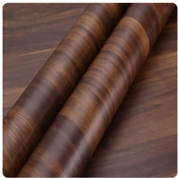 Hot Sales Texture Wood PVC Films Interior Decor PVC Film Foil Roll Decorative PVC Film For Furniture