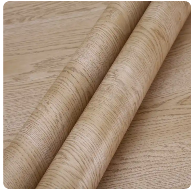 Hot Sales Texture Wood PVC Films Interior Decor PVC Film Foil Roll Decorative PVC Film For Furniture