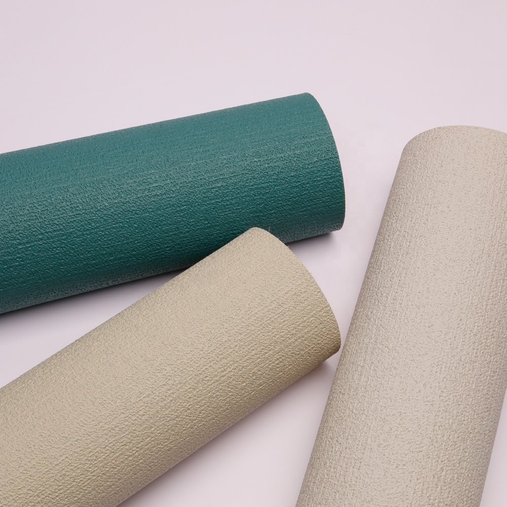 Free sample Direct sale Simple wall fabric wallpaper durability home decoration 3d wallpaper rolls for Commercial spaces
