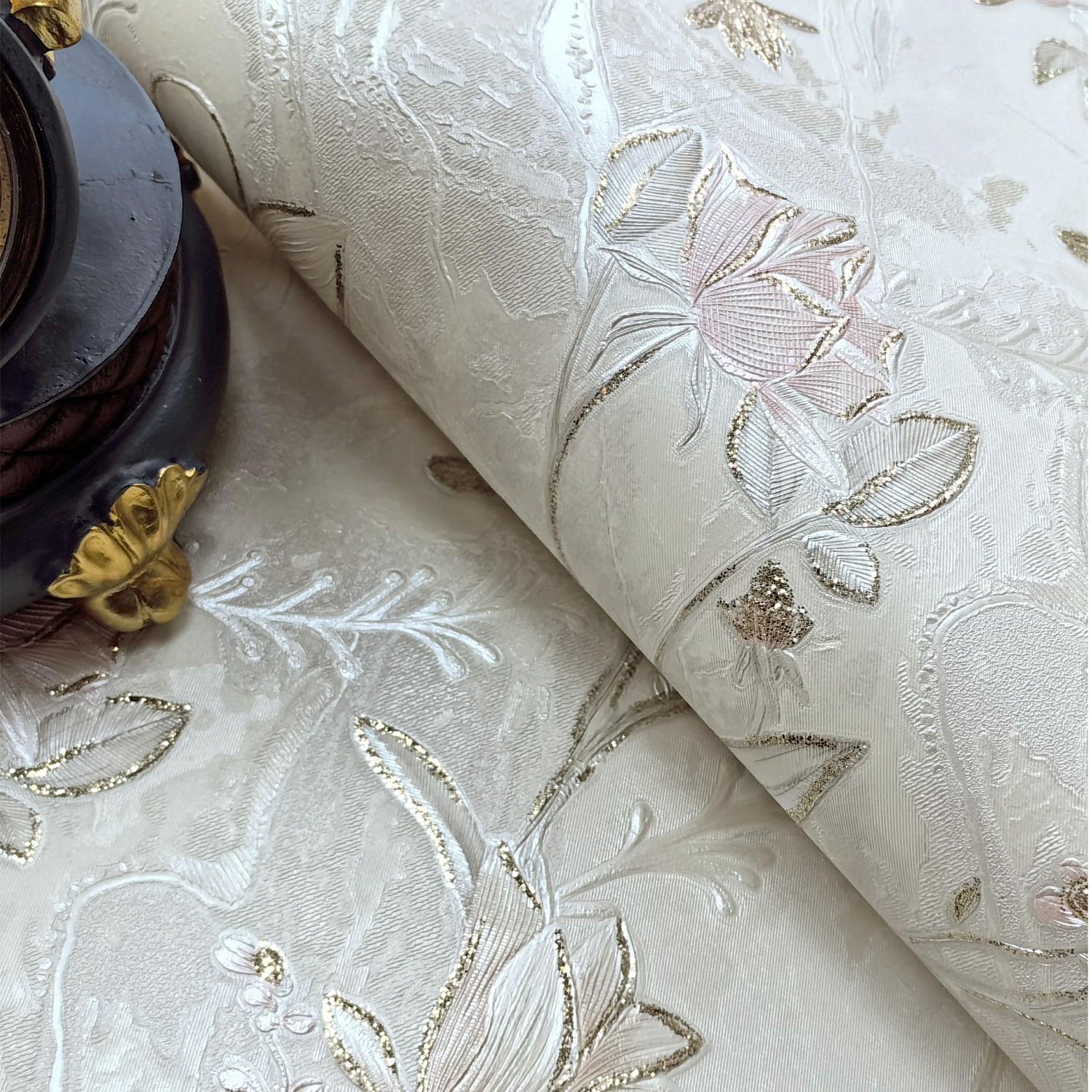 wholesale floral house decor 3d wallpaper rolls, modern Style decoration wall paper