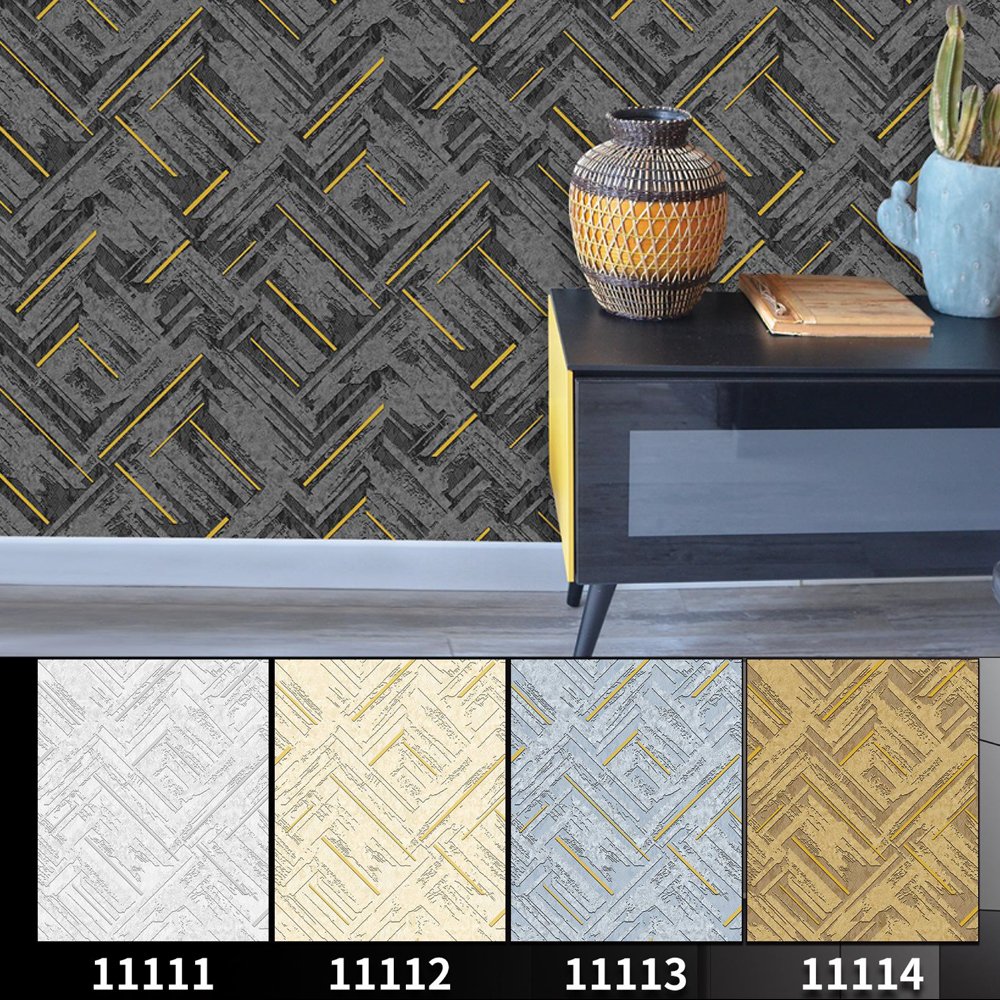 3D geometric vinyl home wallpaper murals rolls wall paper room decor pvc wallpapers