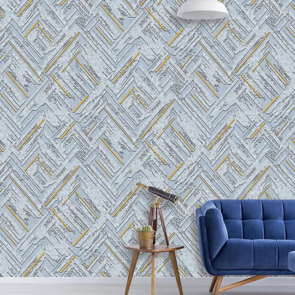 3D geometric vinyl home wallpaper murals rolls wall paper room decor pvc wallpapers