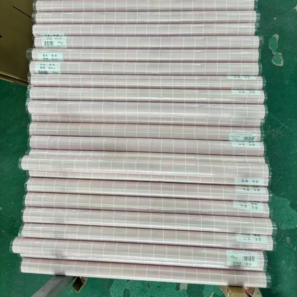 Warm pink color Sticker for kitchen Wallpaper self adhesive Home decoration wall paper roll