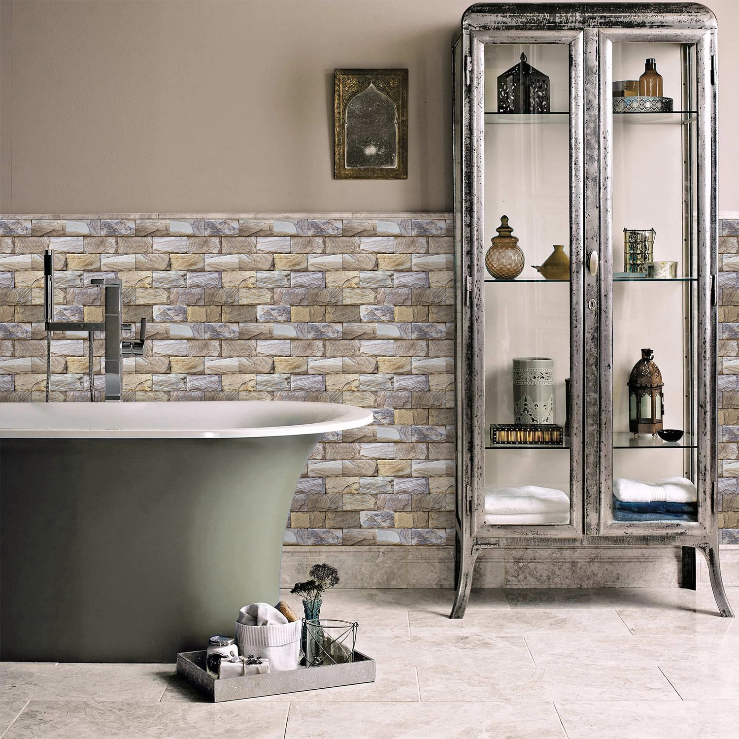 3d wall paper wall 3d home peel and stick waterproof and oil-proof kitchen and bath wallpaper wall paper home decoration