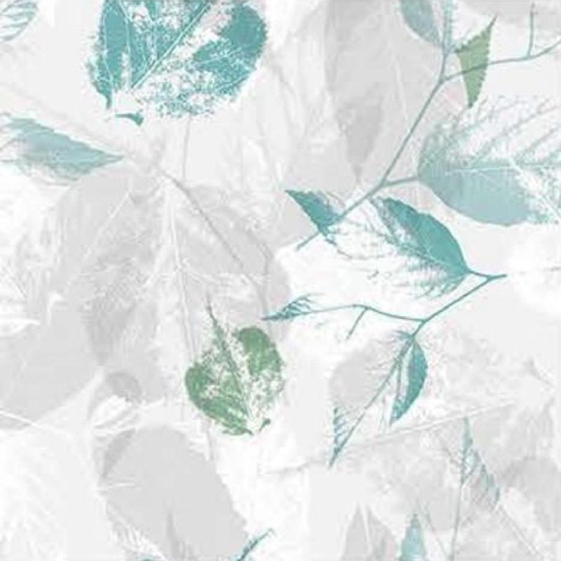 Plant leaf non woven wallpaper