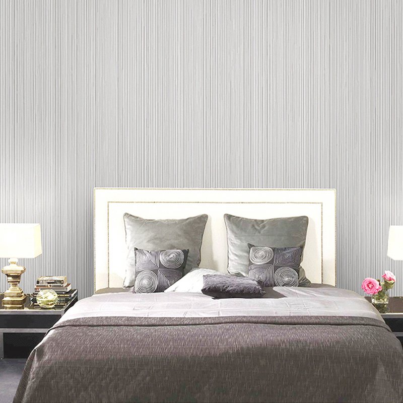 Vertical striped wallpaper, cheap non woven wallpaper