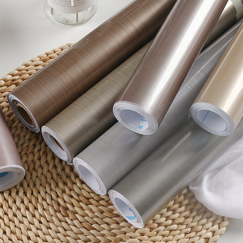 Waterproof vinyl wallpaper roll self adhesive wallpaper home decoration peelstick wallpapers