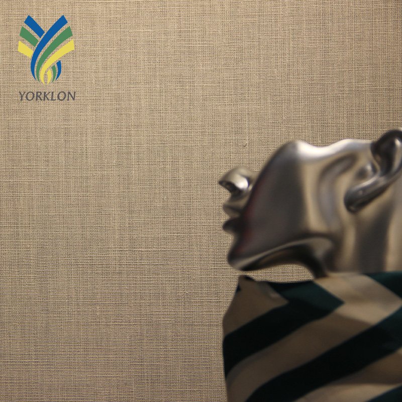 Natural Soundproof Linen Cork Sisal Silk Grass Cloth Wood Veneer Decorative Wallpaper Wall paper Wallcoverings