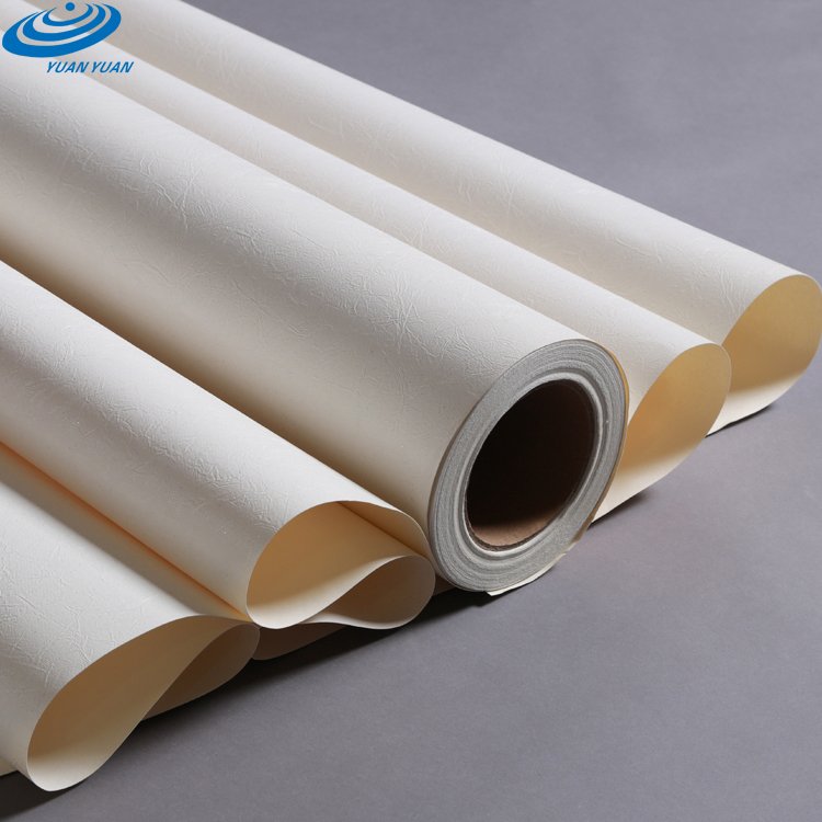 Wholesale Home Decoration Blank Printable Printing PVC Textured Wallpaper Raw Material Wall Paper Rolls