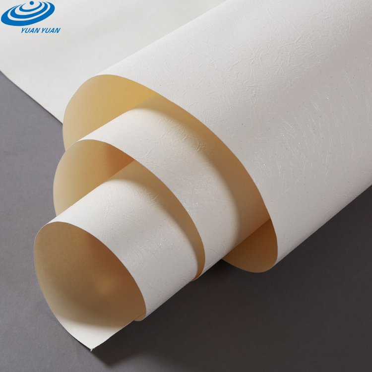 Wholesale Home Decoration Blank Printable Printing PVC Textured Wallpaper Raw Material Wall Paper Rolls