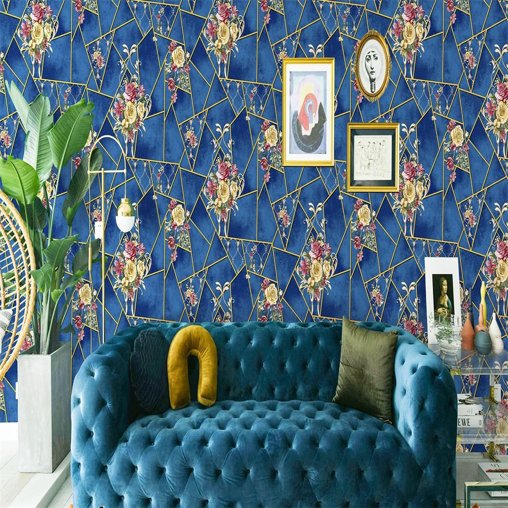 Many kinds of flower fresh and luxury popular style adhesive 3d wall mural home interior art decoration other designs wallpaper