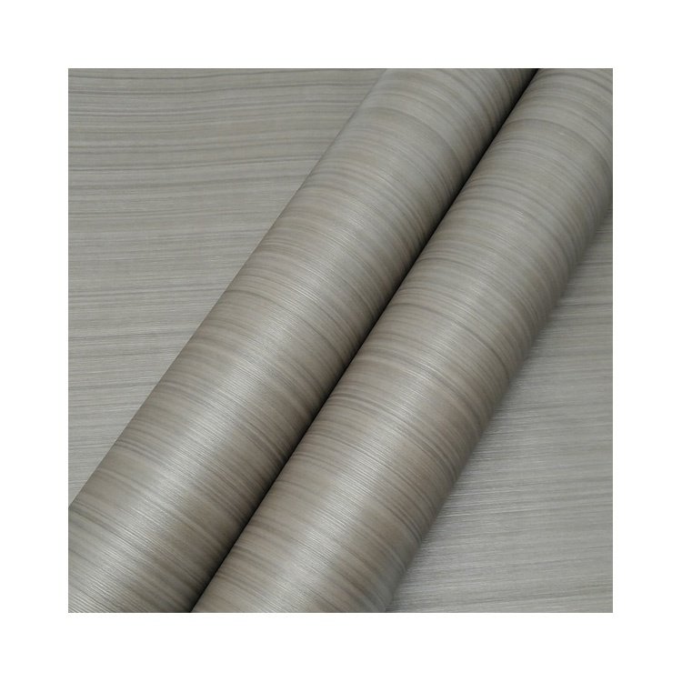 PVC Decorative Floral Wallpaper Glue Coated Vinyl Wallpaper Embossed Wood grain Sticker Self adhesive film
