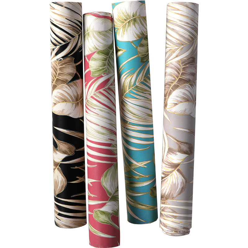 Customized 3d printable wallpaper pvc designs flower landscape wallpaper rolls