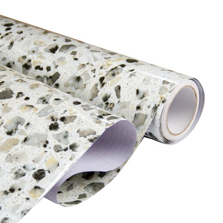 Peel And Stick Wall Panel Pvc Self Adhesive Wallpaper Rolls for Surface of Desktop Wardrobes