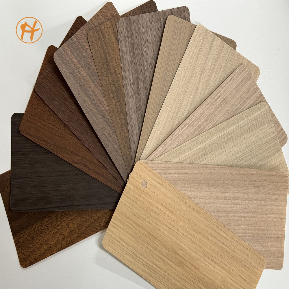 Factory Supply Wood Grain Matte PET PETG Decorative Film For Villa Home Office And Furniture MDF Plywood HPL Chipboard