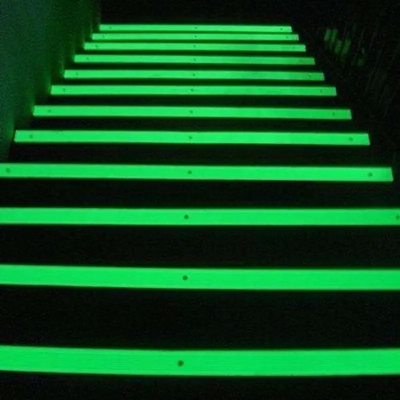 Wallpaper Sticker Glow In The Dark Safety Tape Self-Adhesive Luminous Tape for Home Decoration & Security Warning