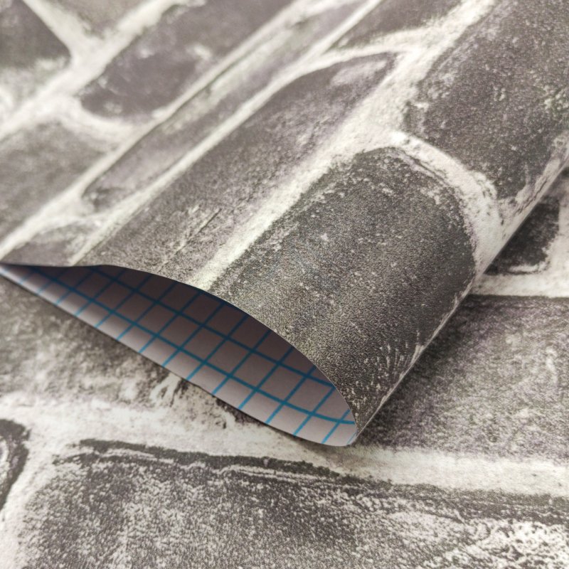 Home Interior Wallpaper Self Adhesive Roll Waterproof 3D Door Stickers Brick Murals