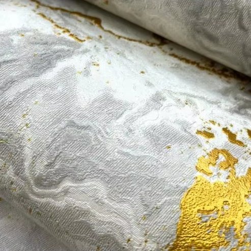 Wholesale 3D Textured Waterproof Decorative Paper Marble Design PVC Wallpaper for Home Decoration