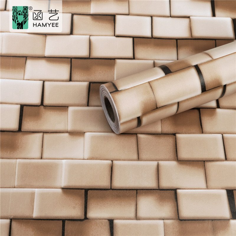 free sample removeable wallpaper home decoration rolls self adhesive sticker wallpaper 3d for bedroom