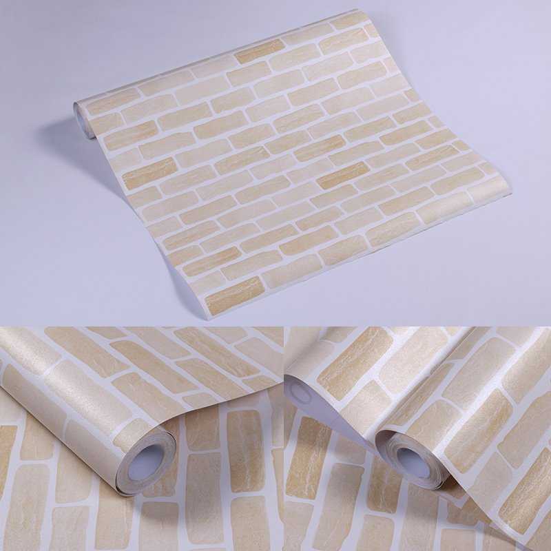 High Quality Self Adhesive PVC Wall Paper Best Price Wallpaper Rolls Brick wallpaper rolls.