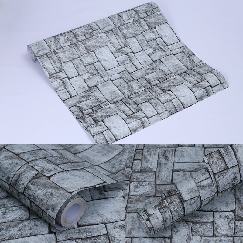 High Quality Self Adhesive PVC Wall Paper Best Price Wallpaper Rolls Brick wallpaper rolls.