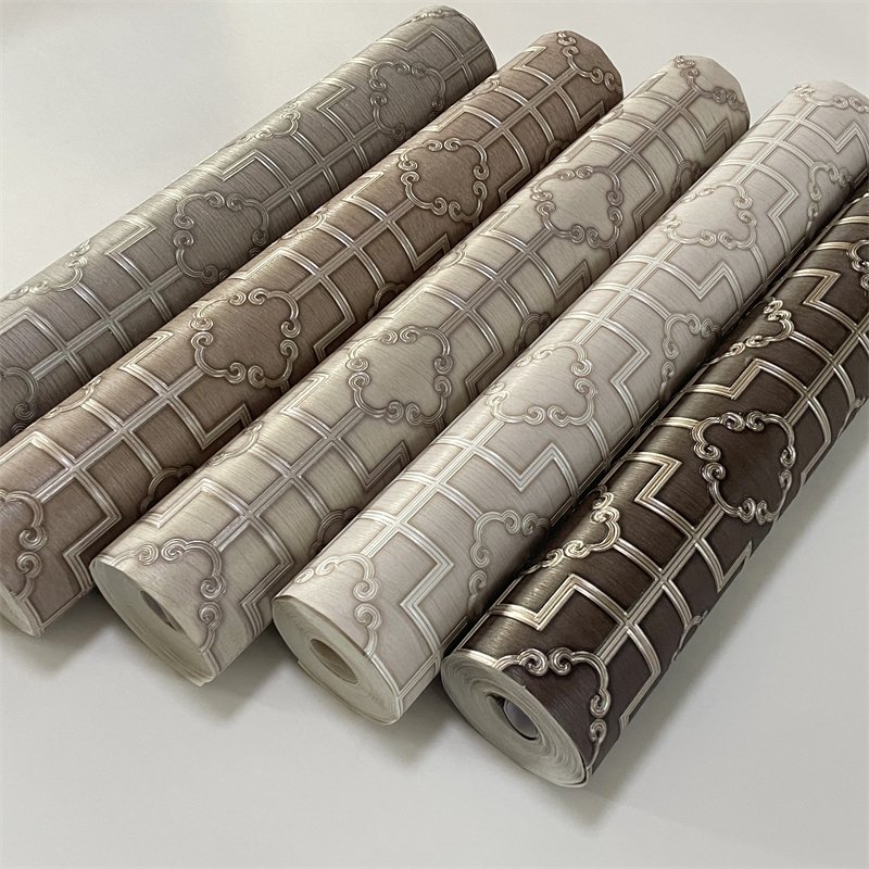 Wallpaper Abstract Textured High End Imprimante Murale 3D Decorative Plastic Wallpaper