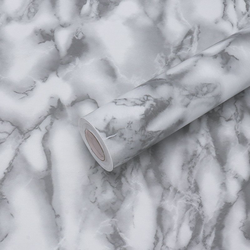 Marble grain wall paper home decor waterproof multi-color customized design pvc self adhesive wall paper roll