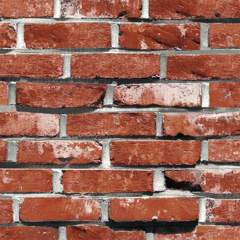 Brick Wallpaper Stone Red Decorative Plastic Wallpapers Decorativos Self-adhesive