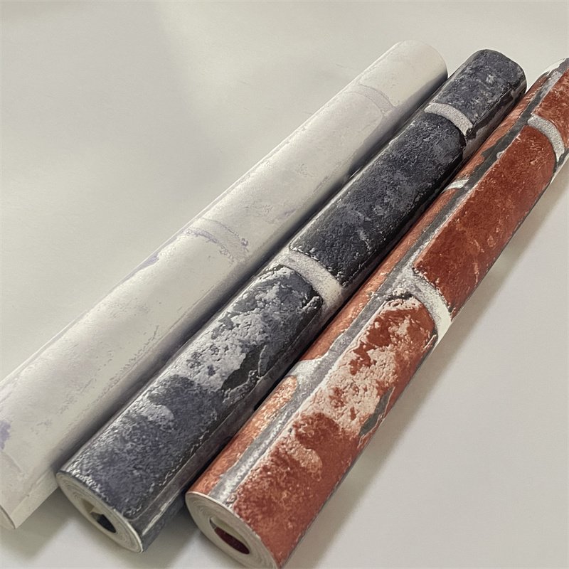 Brick Wallpaper Stone Red Decorative Plastic Wallpapers Decorativos Self-adhesive
