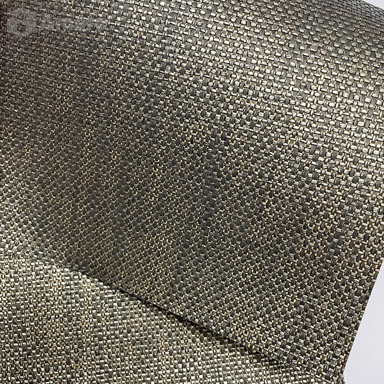 Free Sample Eco-friendly Natural Textured Paper Weave Wallpaper Roll For Home Decoration