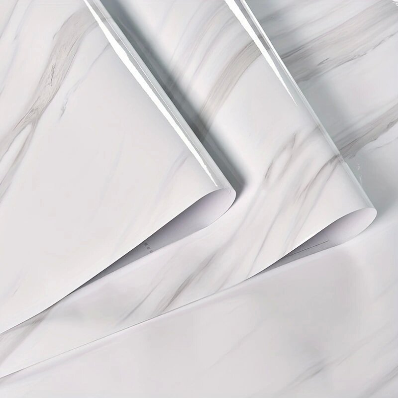 2024 Latest Models anti scratch high gloss laminate film protection marble wallpaper and fabric marble wallpaper for bathroom