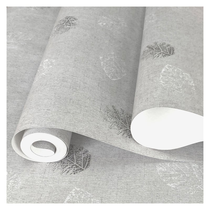 Tree leaves brushing water Self adhesive non woven wallpaper